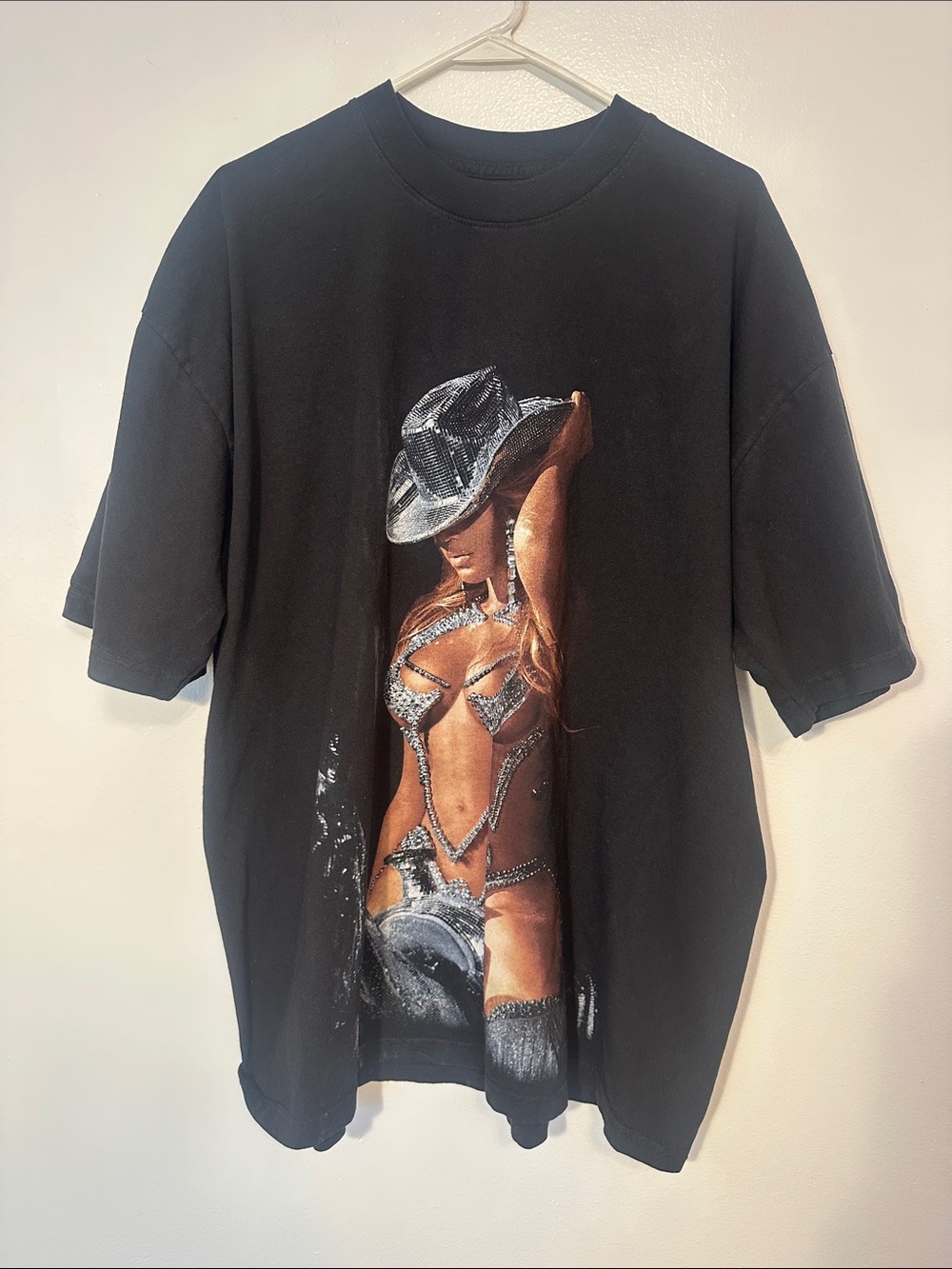 Beyoncé Renaissance World Tour Black Shirt Cowgirl Size XL